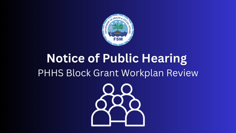 PUBLIC HEARING NOTICE: NPHHS Block Grant Workplan Review